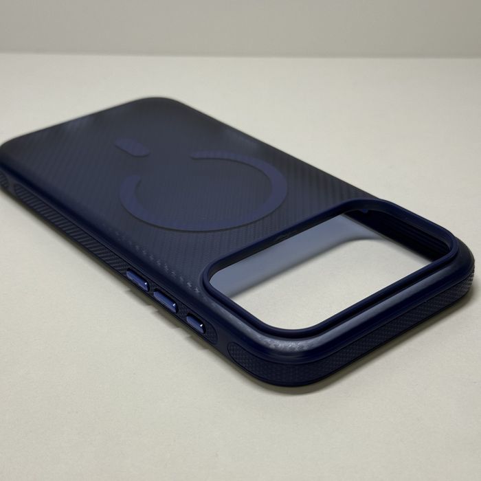 Чохол iphone 17 pro max матовий синій карбон. Чехол айфон 17 про макс