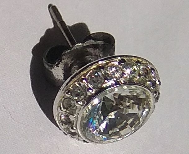 Пуссет-серьга Серебро 925 Swarovski