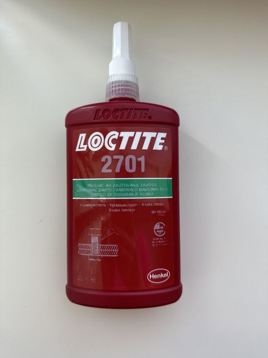 Різьбовий фіксатор високої міцності Loctite  2701,250 мл