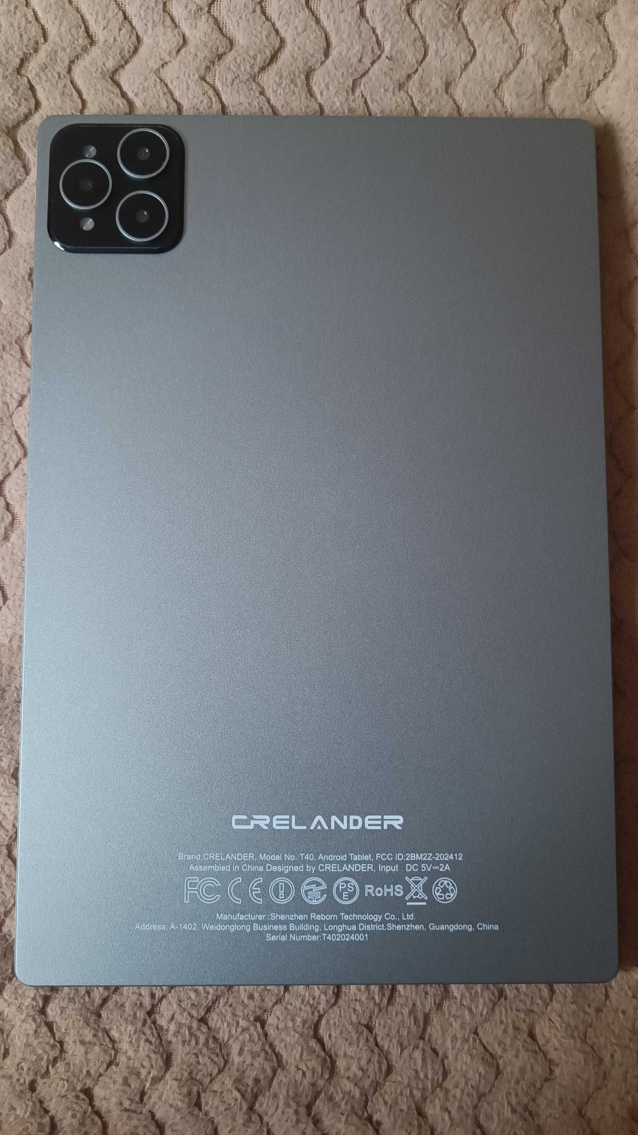 ПланшетCrelander Т40 Android 13 12/512 Gb 5G 8000mAh (Grey)