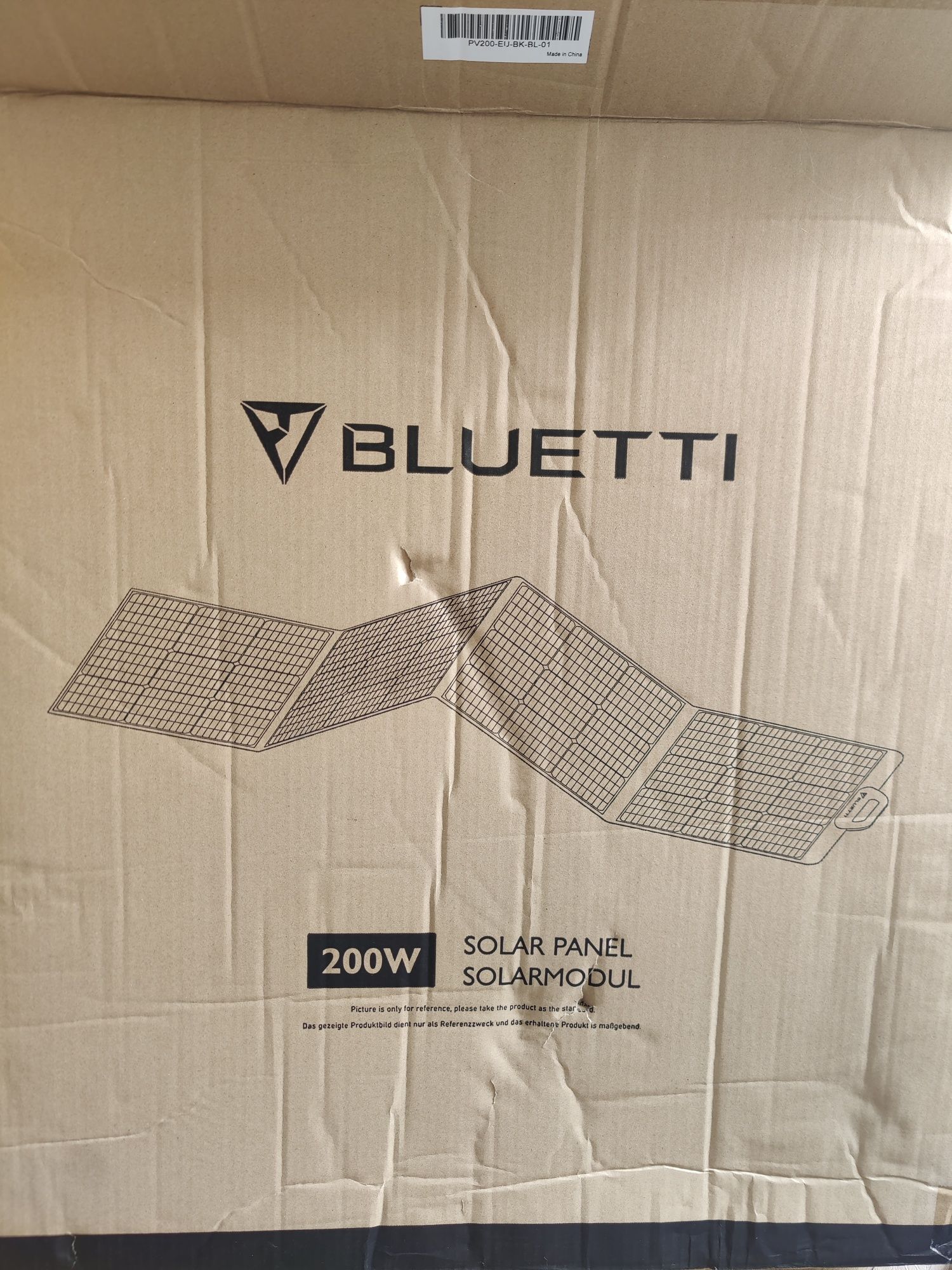 BLUETTI PV200 200W Panel fotowoltaiczny składany solar
