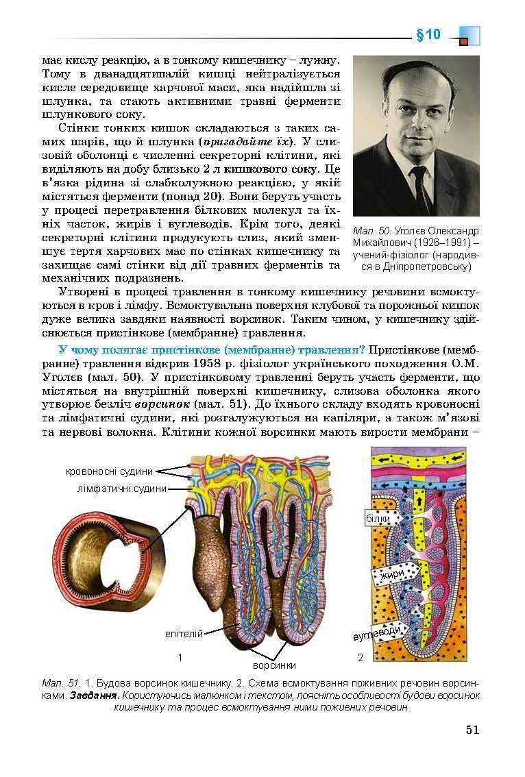 Підручник Біологія Н. Матяш, 8 клас 2016р