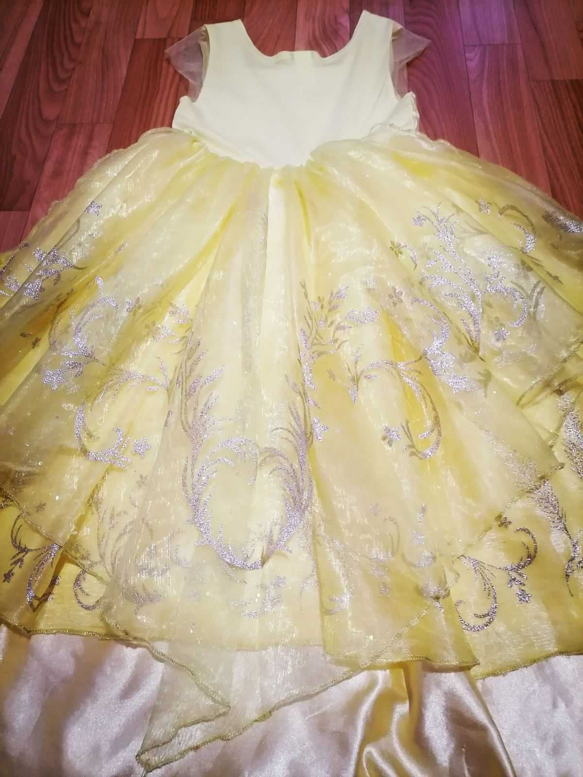 костюм Бель принцесса Дисней  Солнышко Золотая Рыбка Цыпленок Сонечко
