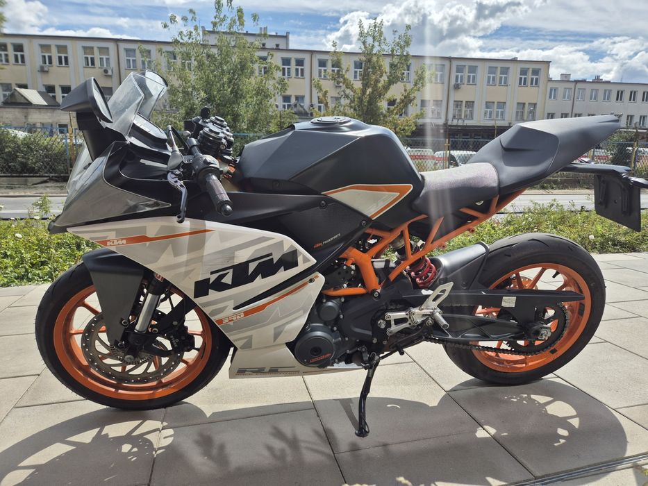 KTM rc390 salon PL na tor i na drogę, po motocyklistce :)