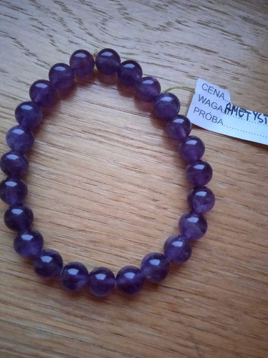 Bransoletka z ametystu NOWA