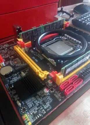 комплект X79 VG2 + Intel Xeon E5 2650v2 + 16-32 гб LGA2011 ( кулер )