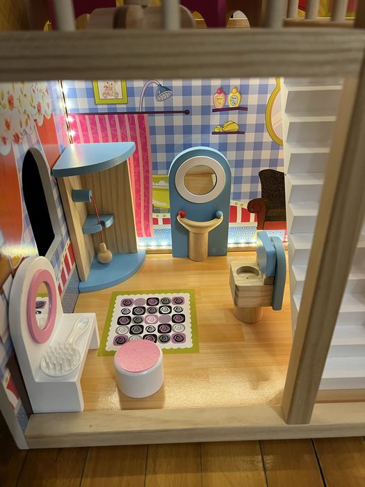 Ляльковий будинок, іграшковий будинок для ляльок дерев’яний