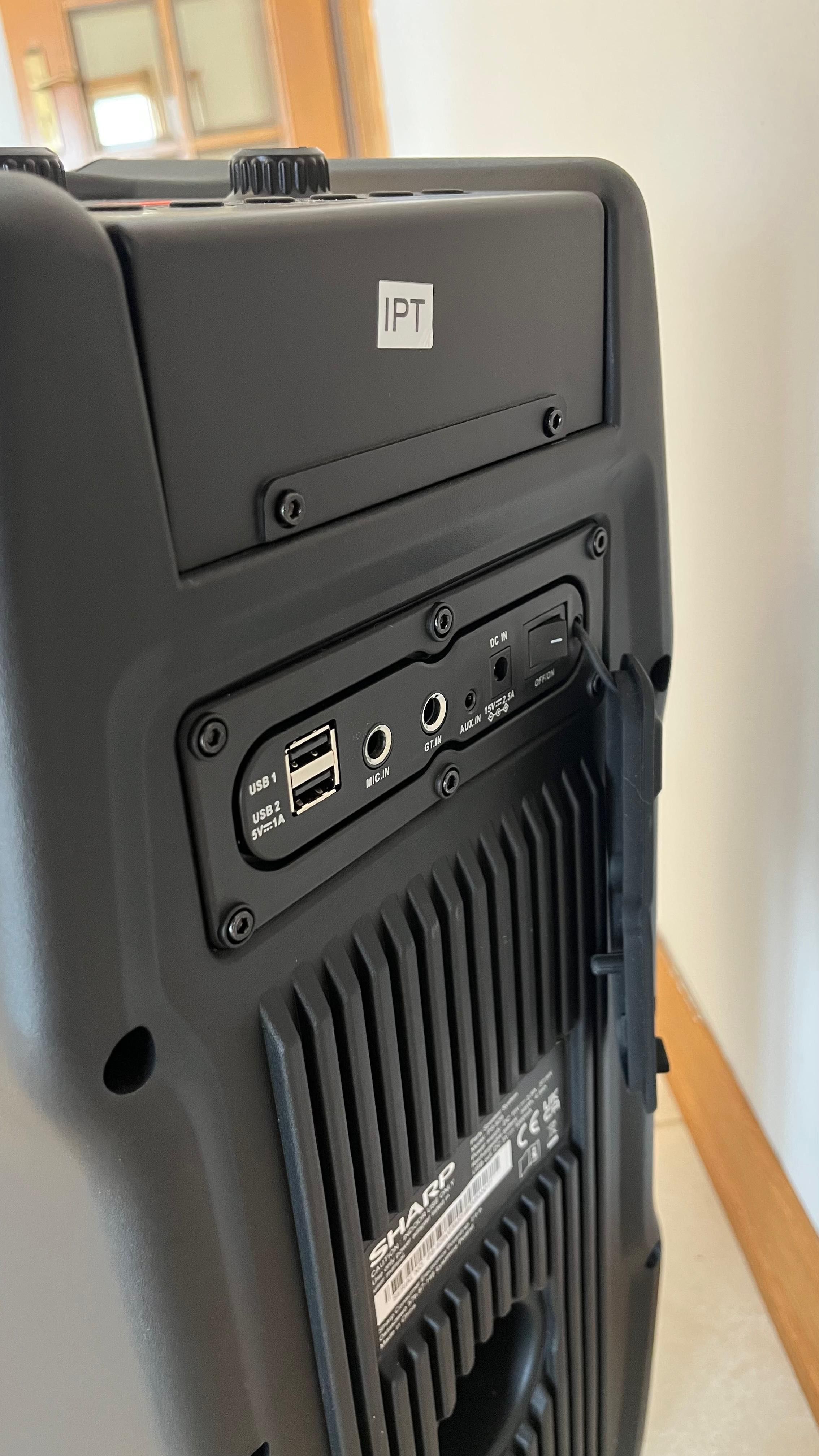 Coluna High Power SHARP (180W - Bluetooth)