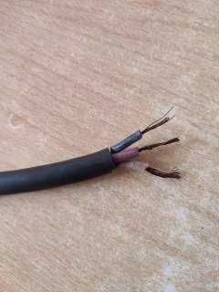 Кабель силовий РРГ 3х1,5 бухта 45 метрів