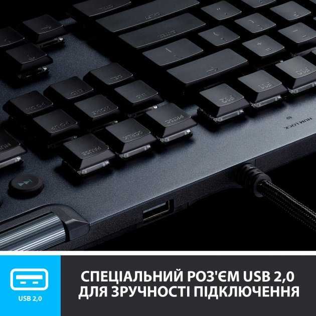 Клавиатура Logitech G815 Gaming Mechanical GL Linear RGB USB Black