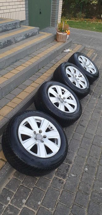 Koła Audi 5x112 opony zimowe 225/55 16