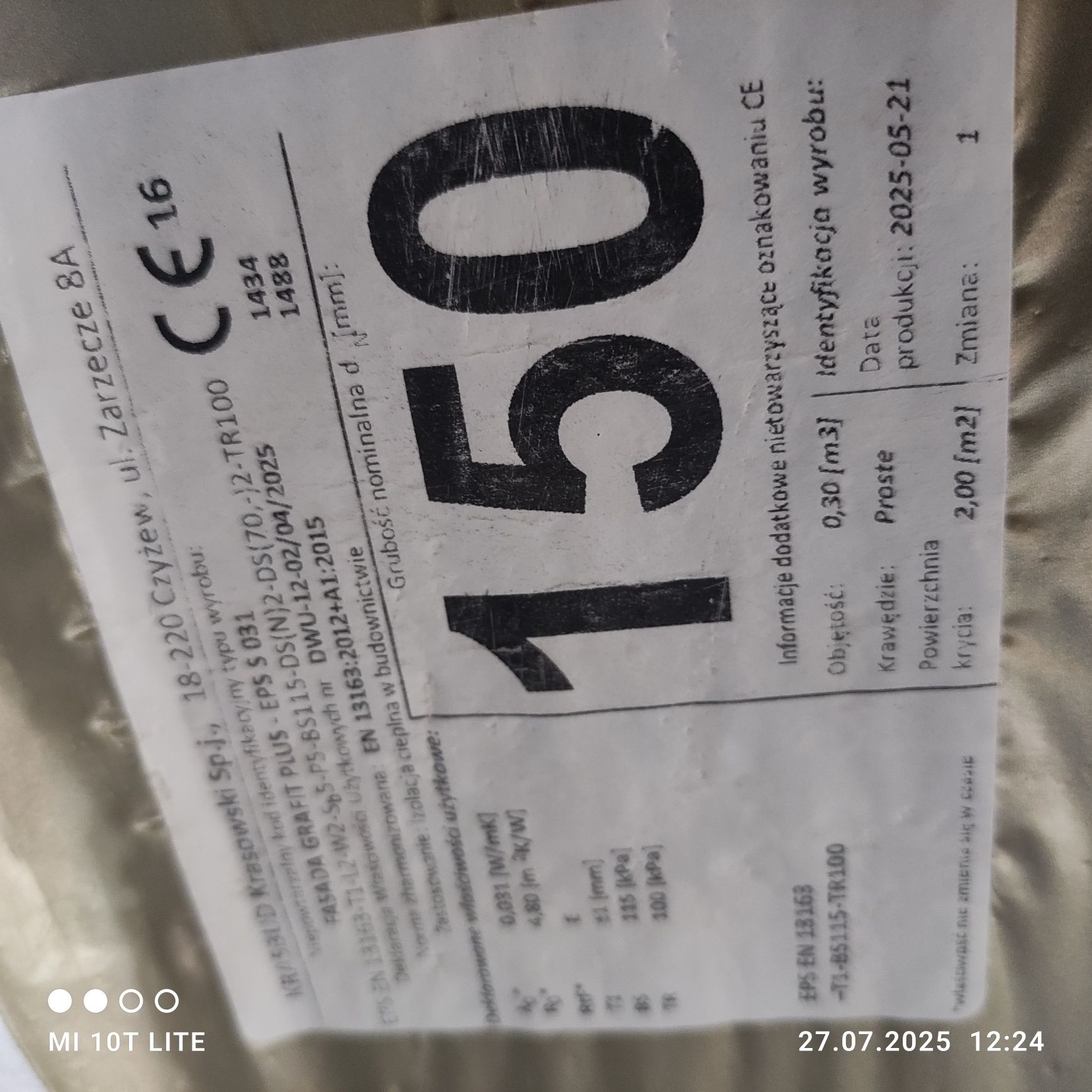 Styropian elewacyjny grafi 031 pasywny 15cm