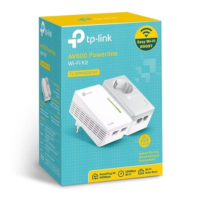 TP-LINK Extensor de Rede Wi-Fi Kit AV600