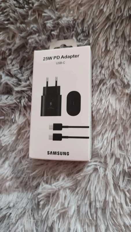 Ładowarka Samsung 25W PD Adapter USB-C + Kabel