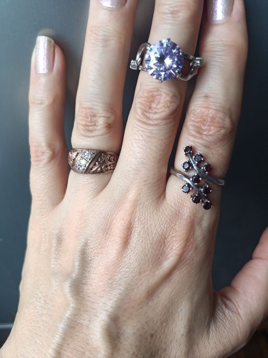 Серебряные колечки