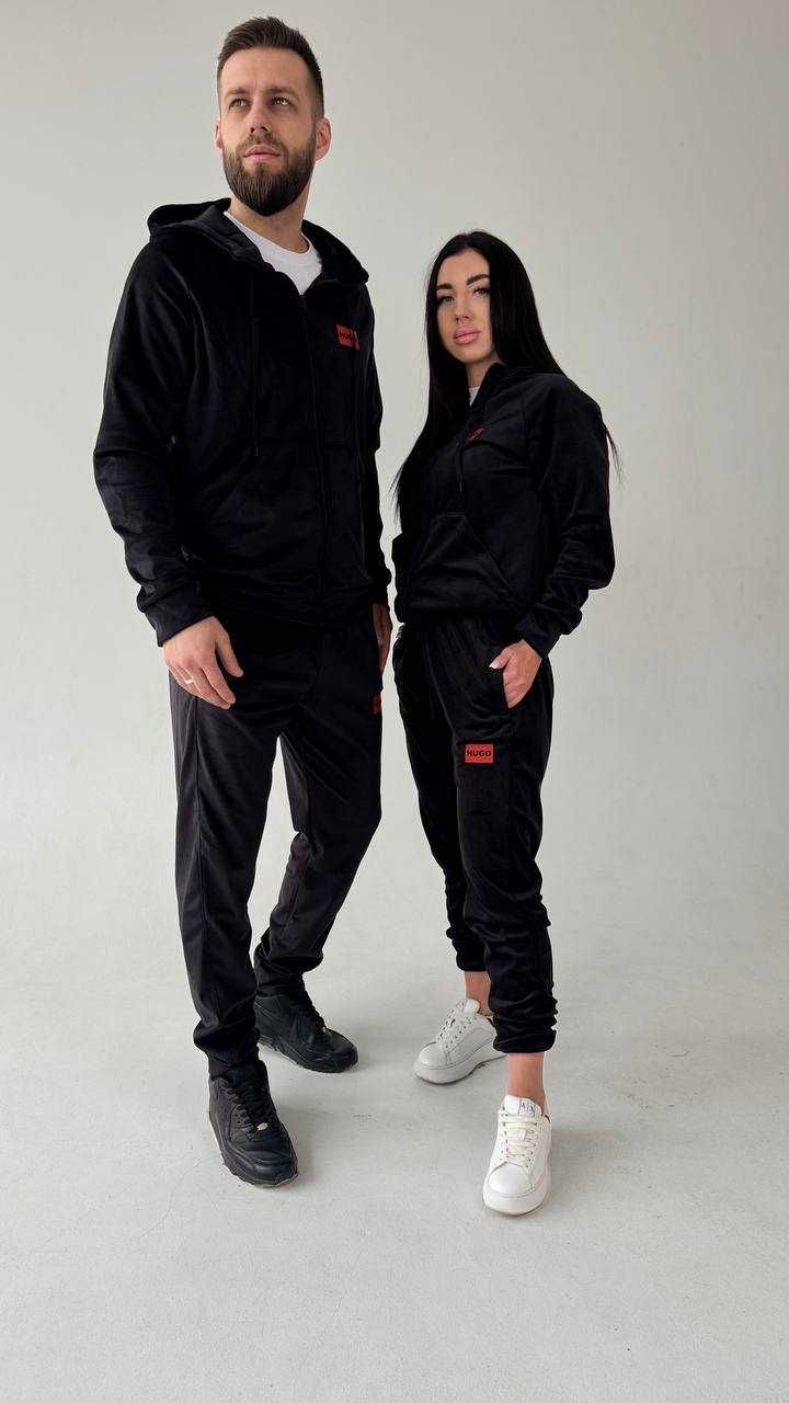 Жіночий велюровий костюм Hugo Boss,family look,спортивний костюм