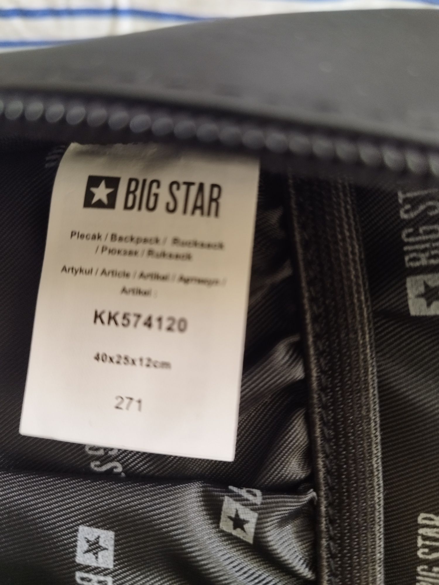 BIG STAR Plecak Outdoor Szkolny Sportowy 574120