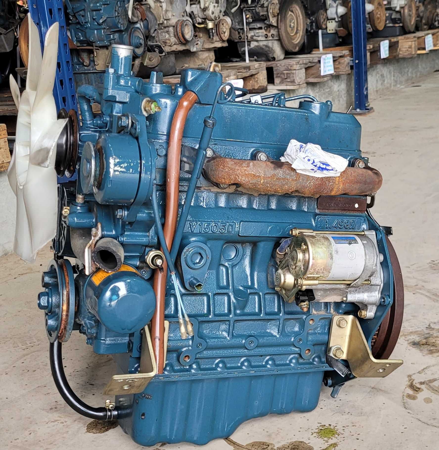 Silnik Kubota V1505 sprawny 4 cyl ciś 4x30 gwarancja rozruchowa