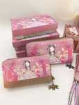Carteiras bonecas varias cores