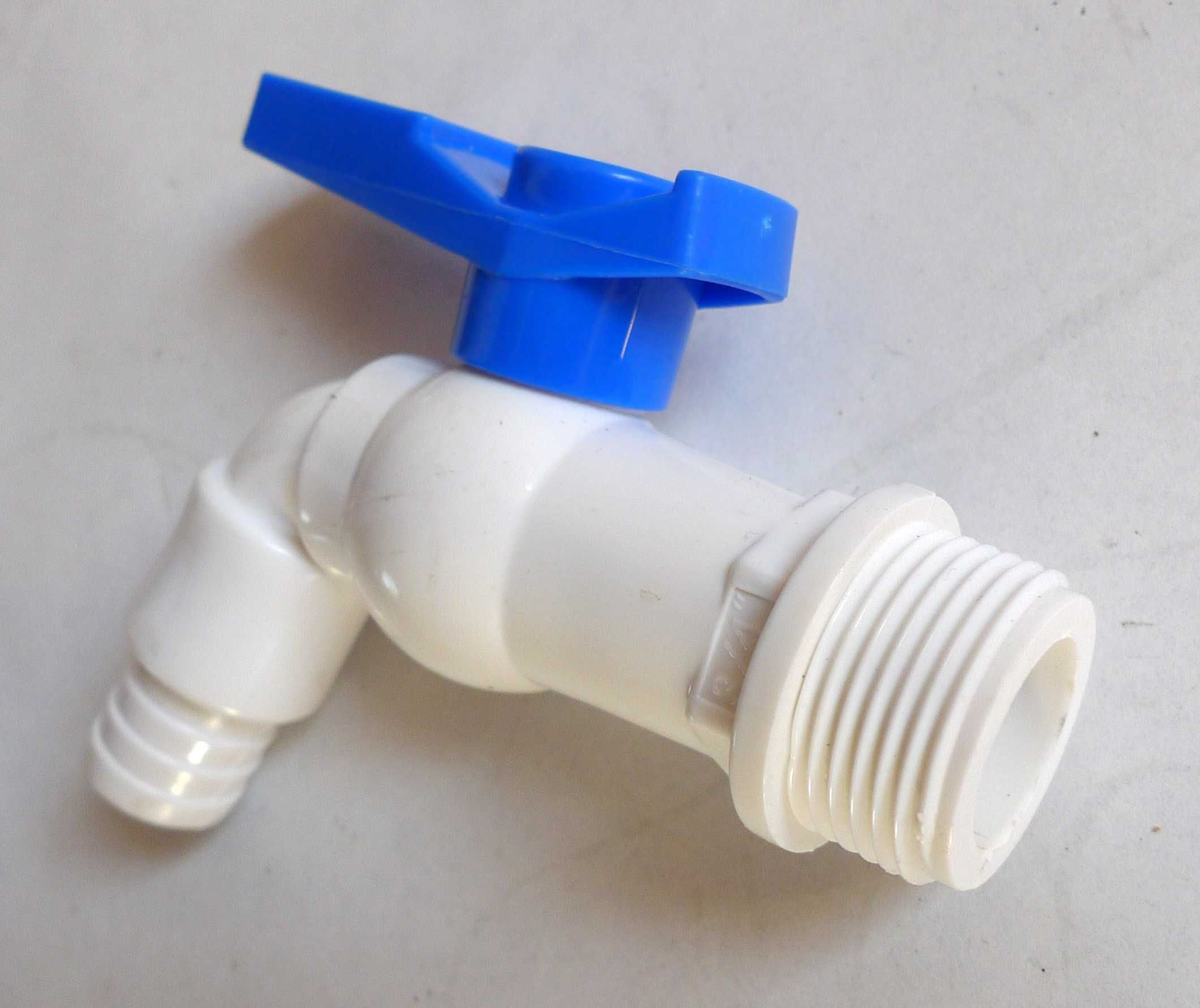 Kran 3/4" do zbiornika Mauzer + redukcja 6cm na 3/4 cala