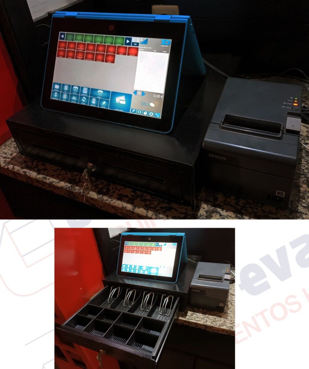 Pos sistema registo com software 12 meses