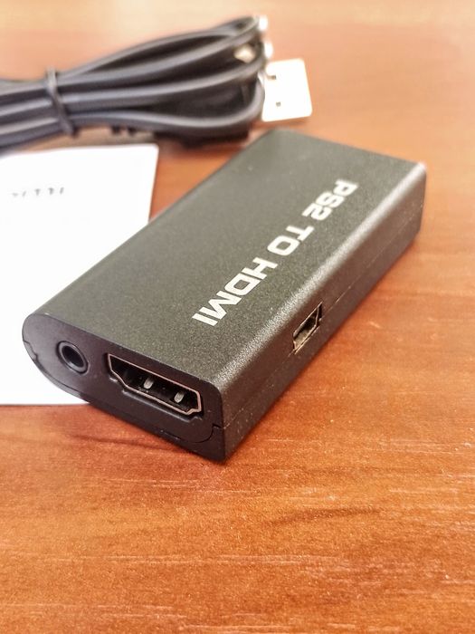 НОВЫЙ PS2 TO HDMI видео конвертер аналогового(av)сигнала в цифру(hdmi)