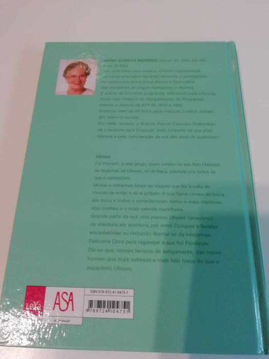 Livro "Ulisses" de Maria Alberta Menéres, PNL 6º ano.