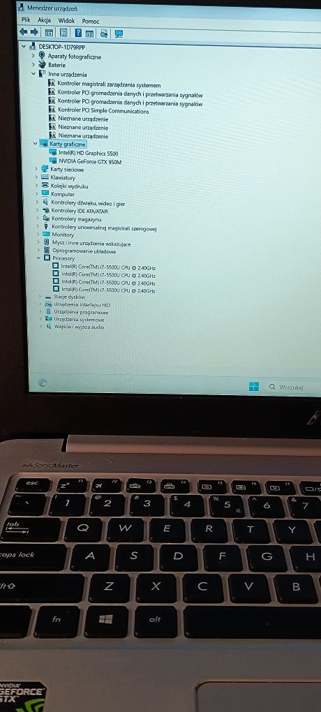 Laptop Asus K501LX