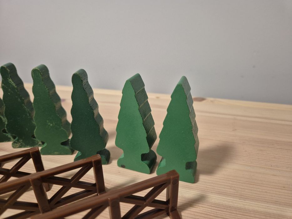 Drzewa płotki do kolejki drewnianej playtive