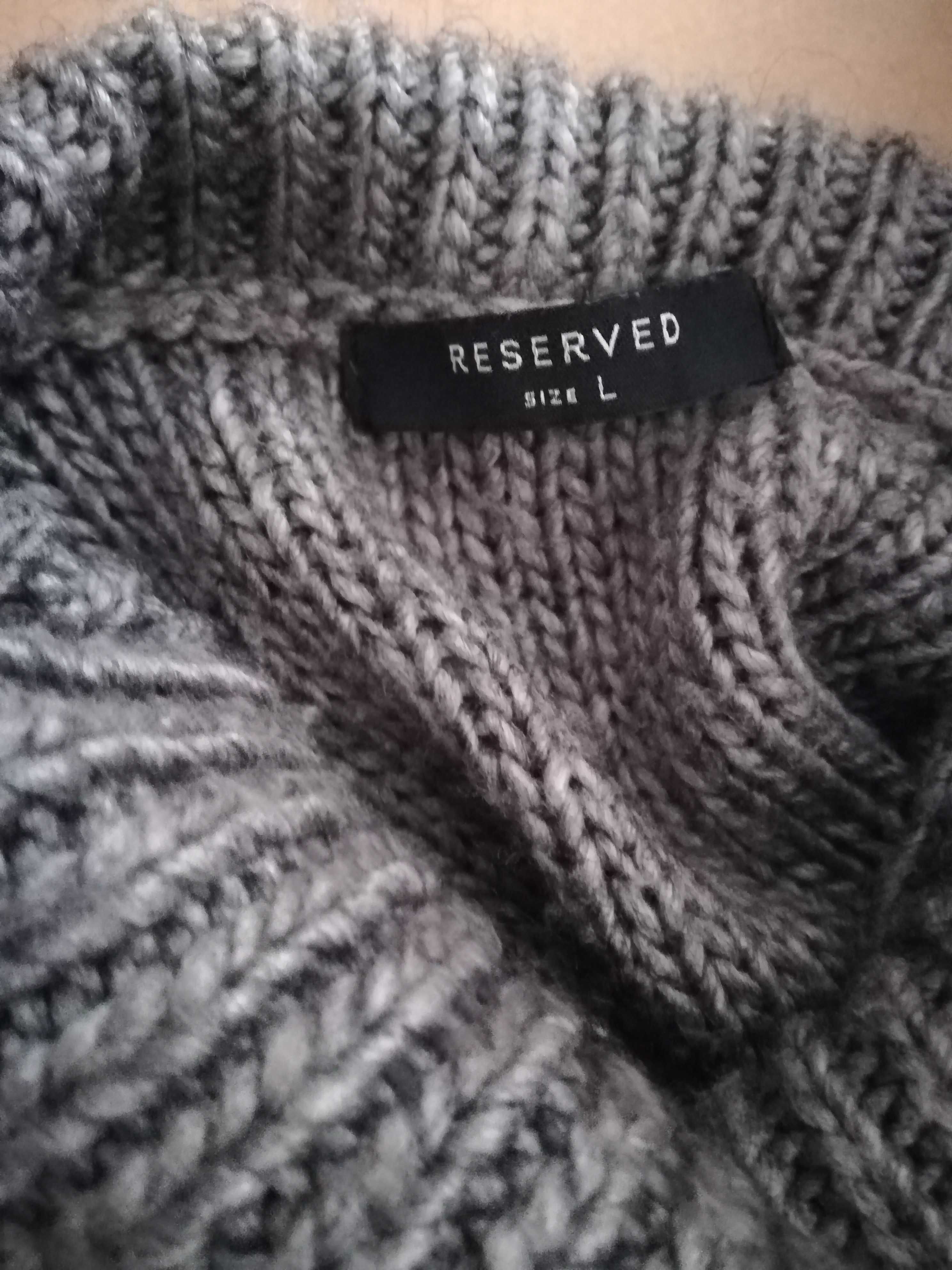 Sweter /bezrękawnik z golfem Reserved  38/40