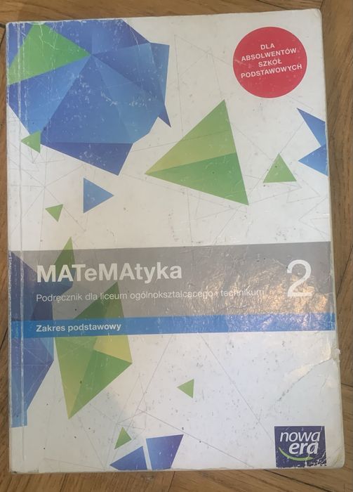 Podręcznik - matematyka klasa 2 dla liceum oraz technikum