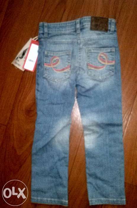 Nowe jeansy rurki dziecięce ESPRIT dziewczęce 104cm spodnie jeansowe