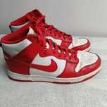 Buty Nike dunk 46 czerwone za kostkę