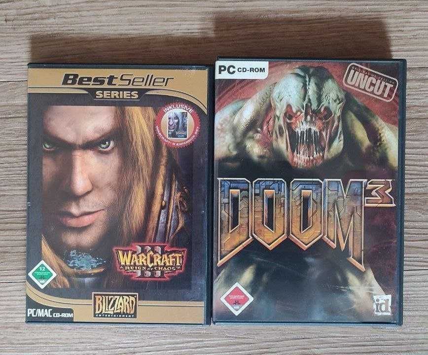Продам игры на PC/ПК Warcraft 3, Doom 3, Call of Duty, Dishonored