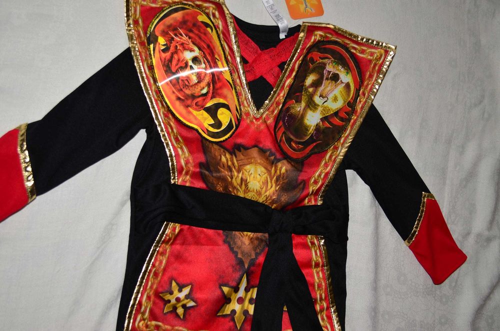 Новый дракон змея череп переливается 9-10yrs магия воин праздник образ