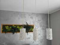 komplet lamp krysztalowych do salonu