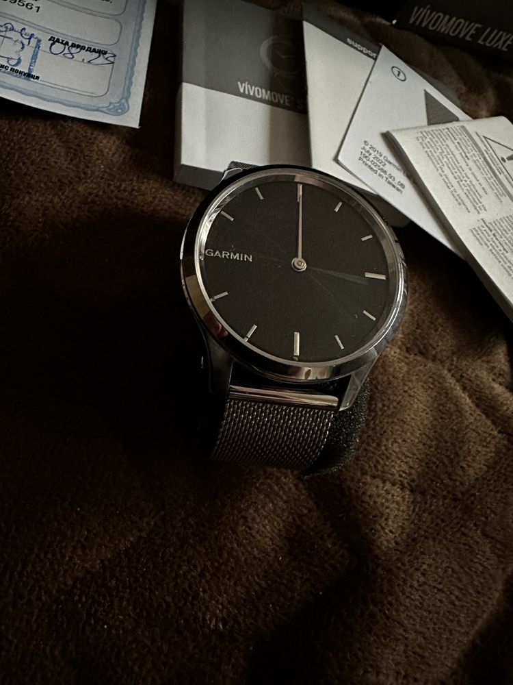 Garmin Vivomove Luxe Silver