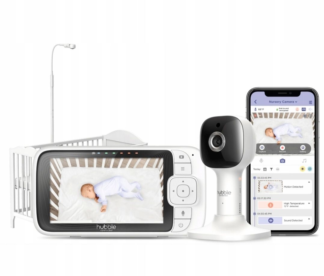 Elektroniczna niania Hubble Connected Nursery Pal SkyView