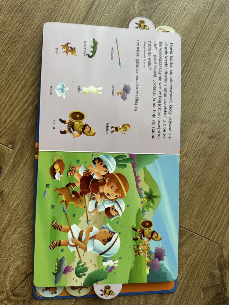 Książeczka dawid i goliat poszukaj i znajdź