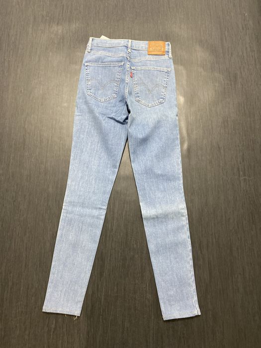 Jean Levi’s Mulher Mile High Super Skinny Azul Claro W26 L30