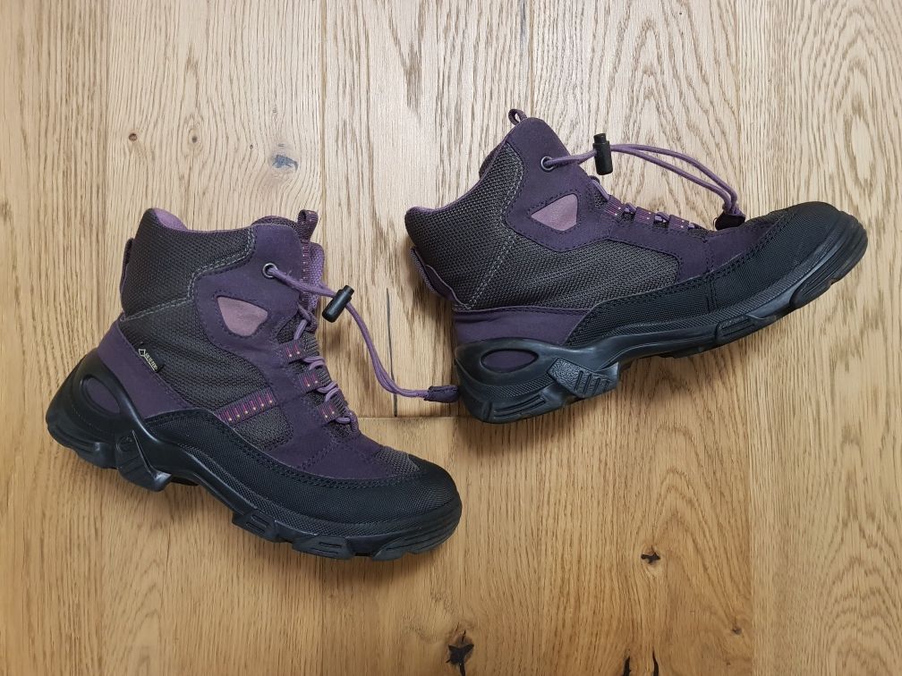 ECCO Speedlace Buty zimowe 32 wkł. 21 cm Śniegowce Gore-Tex Skóra