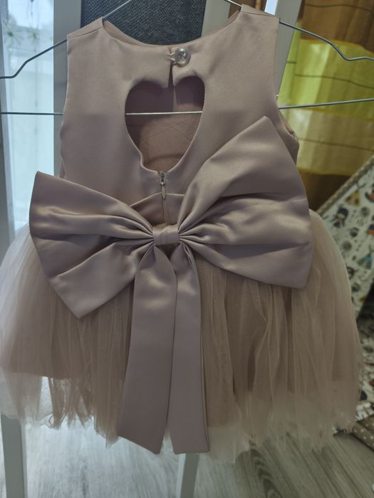 Sukienka na chrzciny/ roczek roz 74