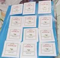 ПУСТЫЕ пакетики Конверты от чая AZERCAY для коллекции ( 12 штук)