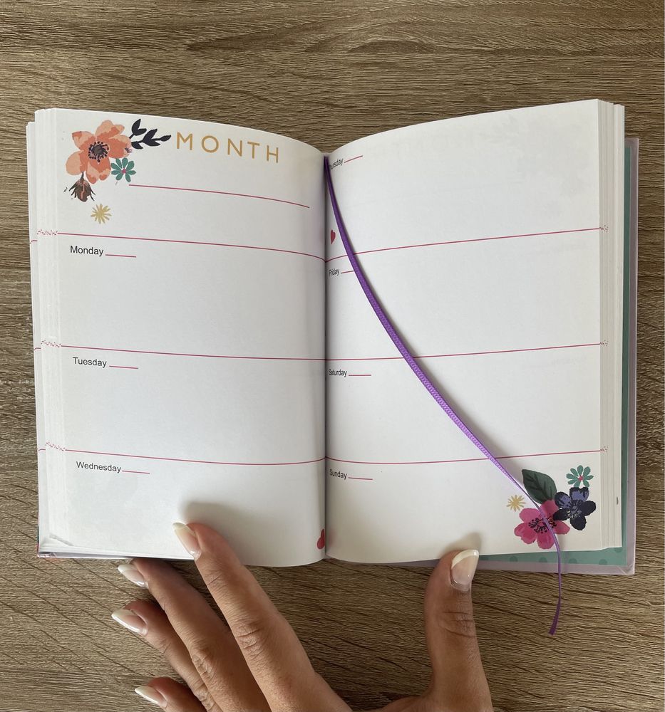 Agenda qualquer ano da Accessorize