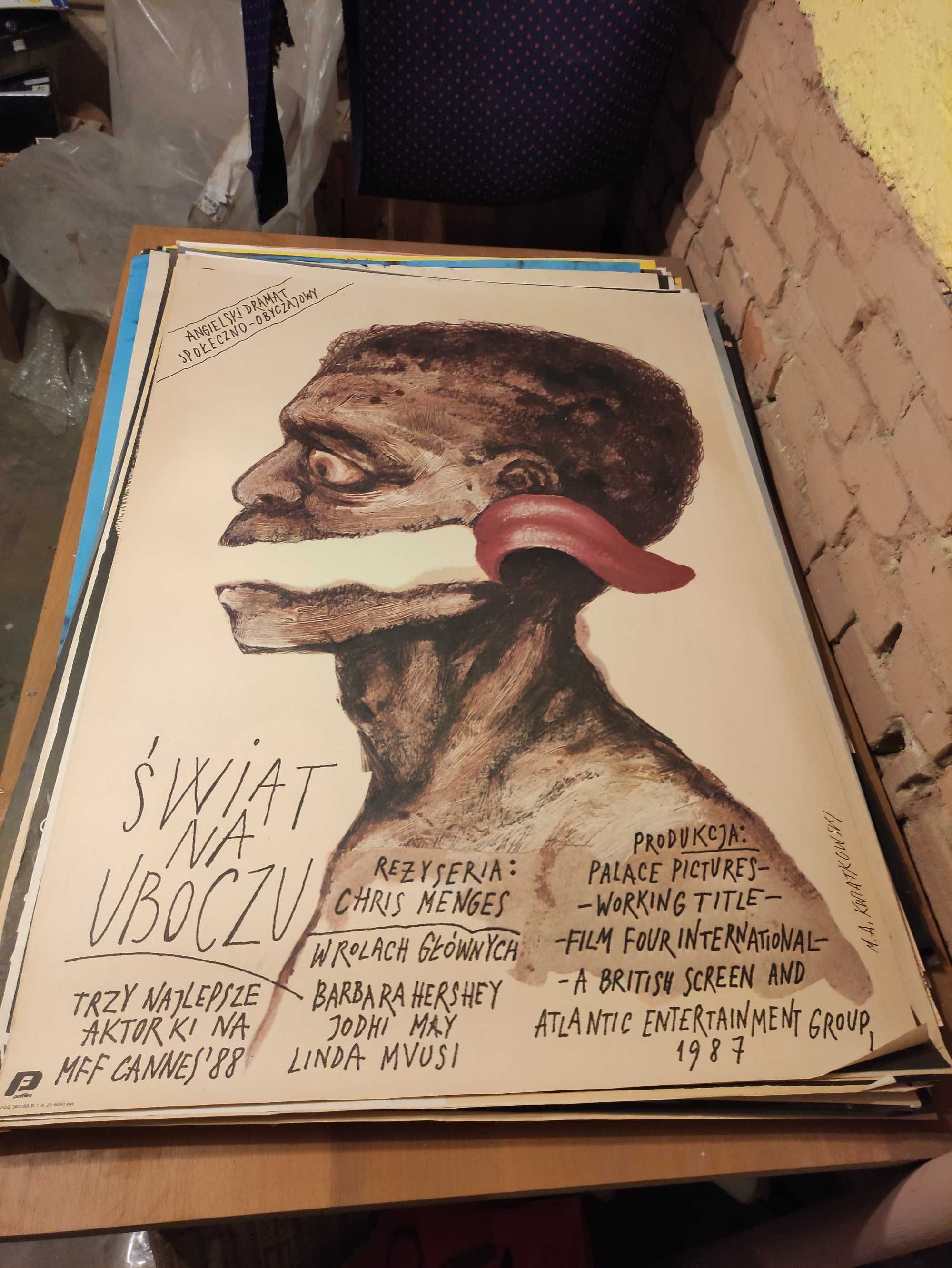 Plakat "Świat na uboczu" Kwiatkowski