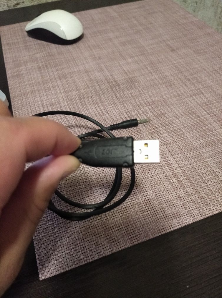 Продам шнур USB переход 3.5 наушники