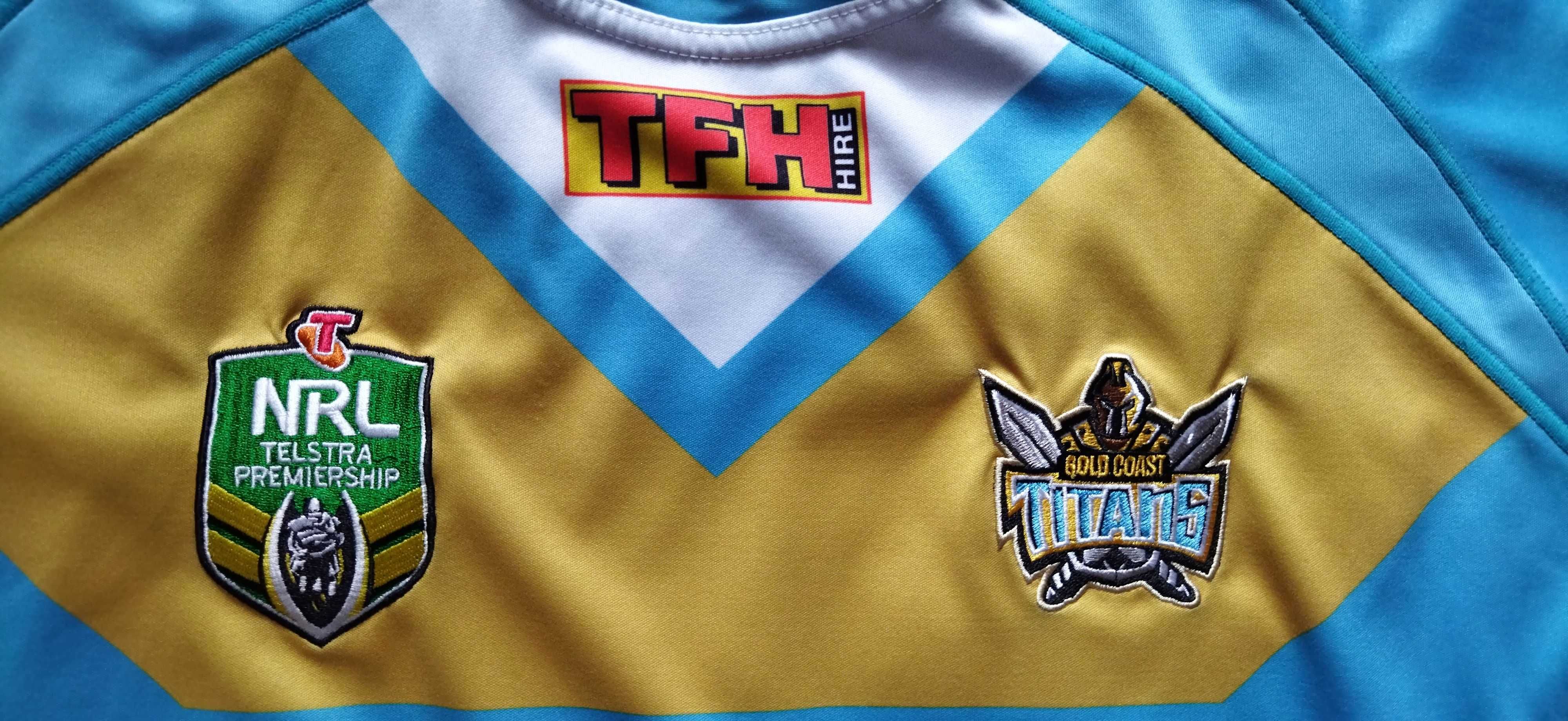 Koszulka rugby Gold Coast Titans BLK