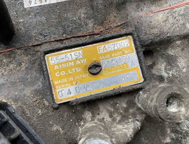 коробка автомат акпп Saab 9-3 9-5 2.2 TiD 55-51SN 5449459 FA57D02