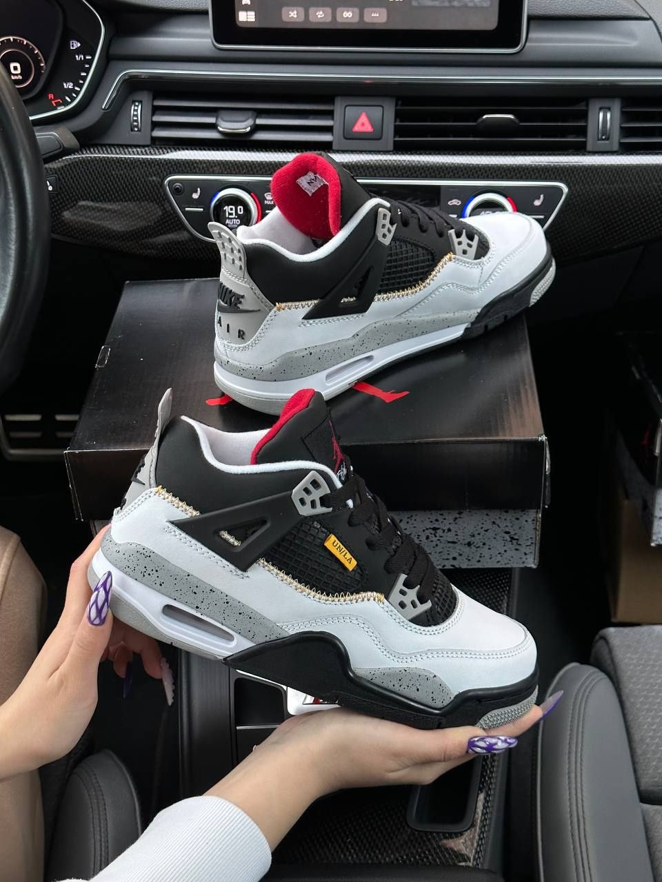 Женские кроссовки Nike Jordan 4 жіночі кросівки Демі  шкіра найк