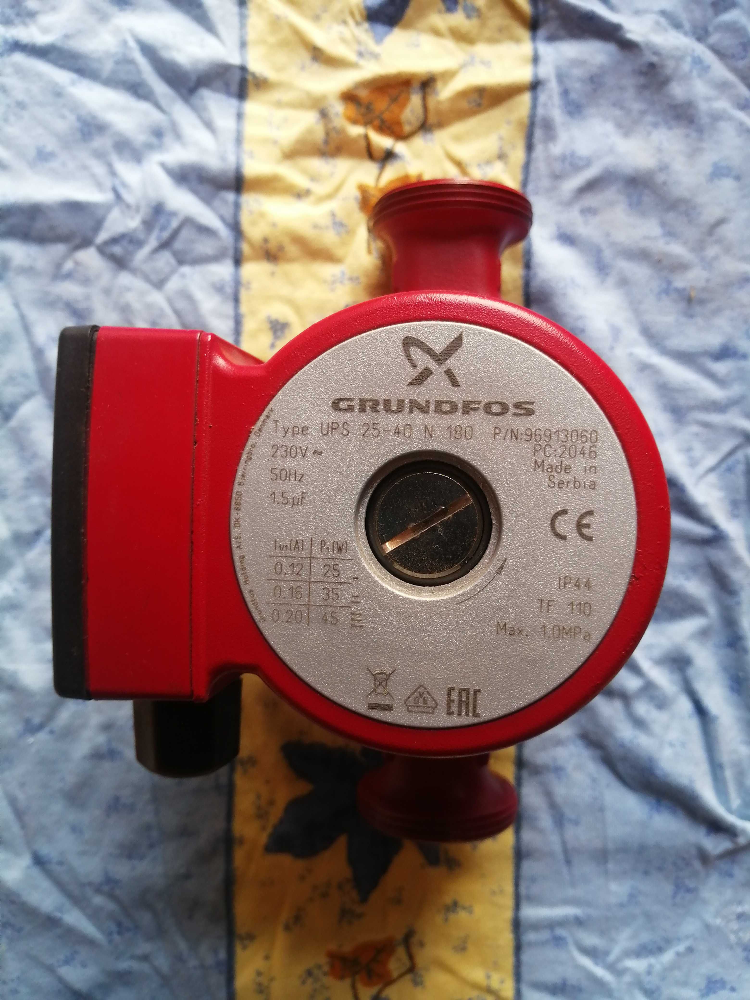 GRUNDFOS UPS 25-40N 180 Pompa obiegowa do c.o.